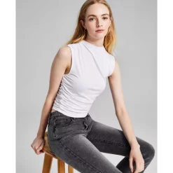 Best Sale ๐ฅ And Now This ๐ฉ Women's Oversized Poplin Puffed Long Sleeve Top White ๐