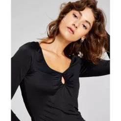 Promo 🌟 And Now This 👩 Women's Cotton Crisscross Cropped 👖 Jeans Hanzo Light Wash 👏