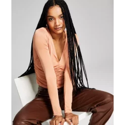 Cheapest ๐ And Now This ๐ฉ Women's Faux-Leather Utility Pants Black ๐ฅ