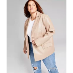 Best Pirce π₯ And Now This π© Women's Puff-Sleeve Crewneck Sweater Frappe π