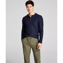 Flash Sale 𧨠And Now This π© Women's Ruched-Front Ribbed Henley Top Matte Blush π