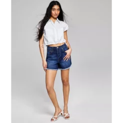 Budget 🌟 And Now This 👩 Women's High-Rise Split-Hem 👖 Jeans Black ✔️