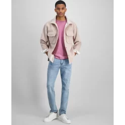 Best Pirce ⌛ And Now This Men's Plaid 👕 Shirt Jacket Kalamata Plaid Or White Plaid 🔔