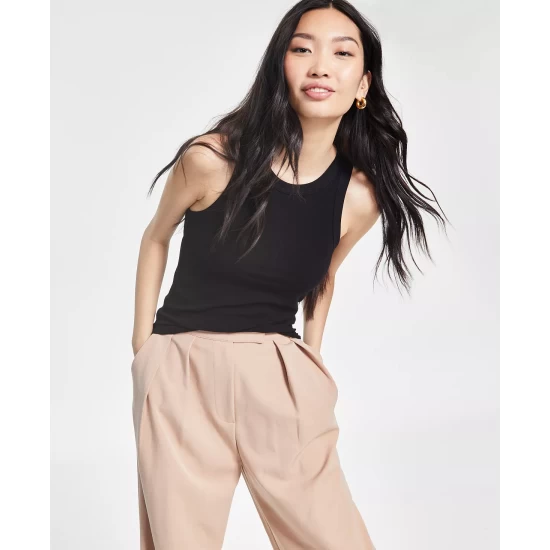 Discount โ๏ธ And Now This ๐ฉ Women's Sleeveless Ribbed Tank Top Slate Grey ๐ฅฐ - Image 4