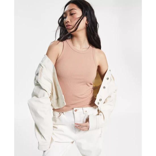 Discount โ๏ธ And Now This ๐ฉ Women's Sleeveless Ribbed Tank Top Slate Grey ๐ฅฐ - Image 6