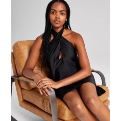 Top 10 🔥 And Now This 👩 Women's Velvet Belted Raglan-Sleeve 👗 Dress Plum 🌟