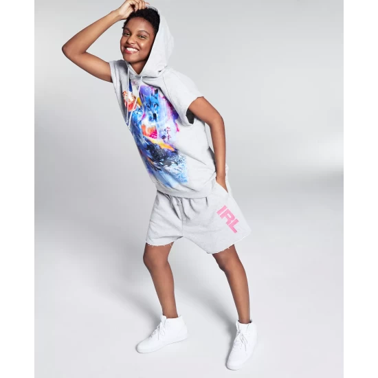 Discount 🧨 And Now This 5:31 By JÉRÔME LAMAAR Men's Cutoff Roll Hem 5 Shorts Hthr Belle 🧨 - Image 8