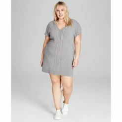 Hot Sale ⭐ And Now This Trendy Plus Size Vest 👗 Dress Cream 👍