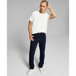 Deals 😉 And Now This Men's Straight-Fit Stretch 👖 Jeans Medium Blue Wash 🤩