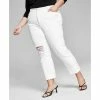 New 💯 And Now This Trendy Plus Size Vintage Straight-Leg 👖 Jeans White 🧨