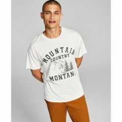 Budget β¨ And Now This Men's Mountain Country Graphic T-Shirt Moonbeam π