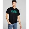 Promo 🥰 And Now This Men's Oversized-Fit Embroidered Paris T-Shirt 🤩
