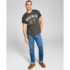 Promo π And Now This Men's Yosemite Graphic T-Shirt Deep Black π