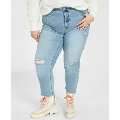 Top 10 ๐คฉ And Now This Trendy Plus Size Ripped Mom ๐ Jeans Dustin Wash ๐