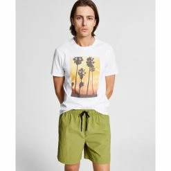 New π And Now This Men's Regular-Fit Nylon Drawstring Shorts Navy π