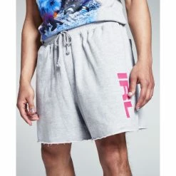 Discount 🧨 And Now This 5:31 By JÉRÔME LAMAAR Men's Cutoff Roll Hem 5 Shorts Hthr Belle 🧨