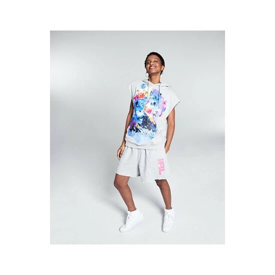 Discount 🧨 And Now This 5:31 By JÉRÔME LAMAAR Men's Cutoff Roll Hem 5 Shorts Hthr Belle 🧨 - Image 3